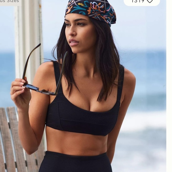L*Space | Eco Chic Jess Bikini Top In Indigo Blue | S - Picture 6 of 11